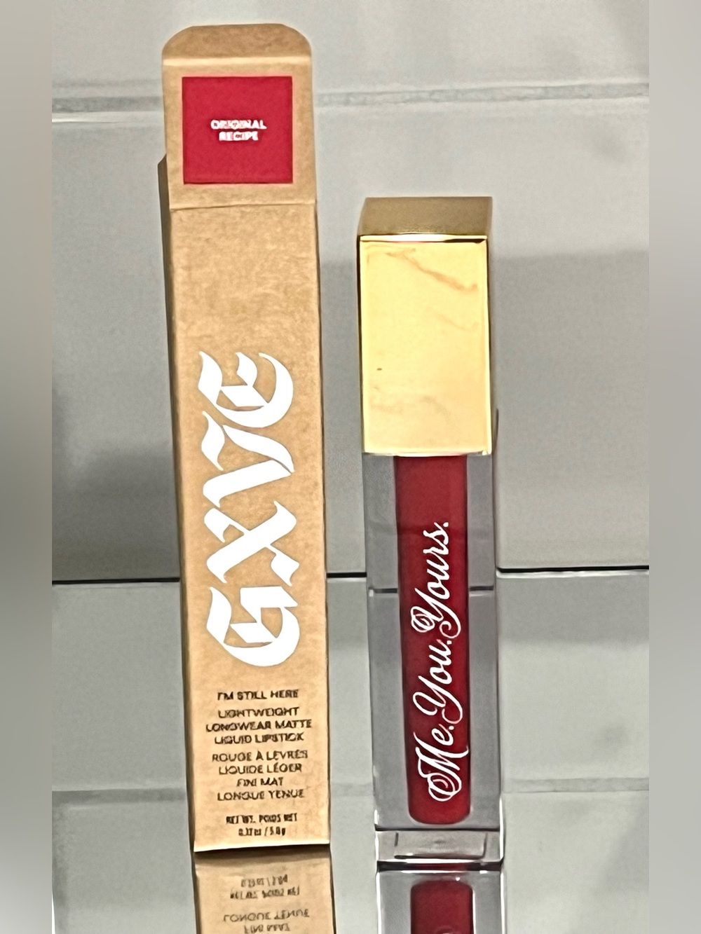 GXVE Gwen Stefani ORIGINAL RECIPE I'm Still Here RED Matte Liquid Lipstick NIB